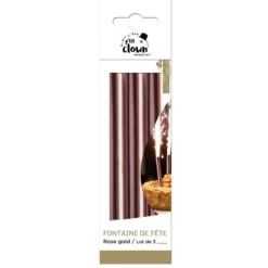 Badaboum Fontaine De F Te Rose Gold 12Cm X3Pcs