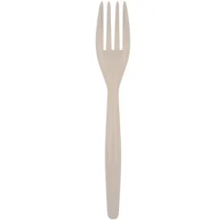 Sale Fourchette En Plastique R Utilisable Taupe X 15 Pi Ces Theme Eco-Responsable