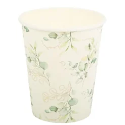 Hot Gobelet En Carton Eucalyptus X 8 Pi Ces Theme Eco-Responsable