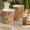 Badaboum Gobelet Jetable En Carton Voyage X 10 Pi Ces
