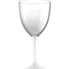 Outlet Grand Verre Eau Plastique Blanc X 20 Theme Cinema