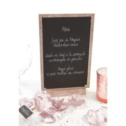 Badaboum Grande Ardoise Rose Gold Paillet
