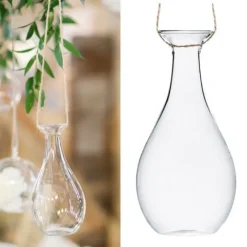 Clearance Grande Bouteille En Verre Avec Ficelle De Jute Theme Jute