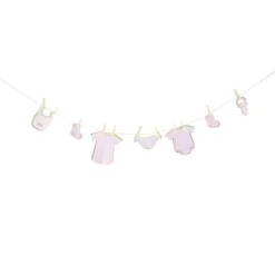 Hot Guirlande Baby Girl Rose 1.5M Theme D Co Baby Shower