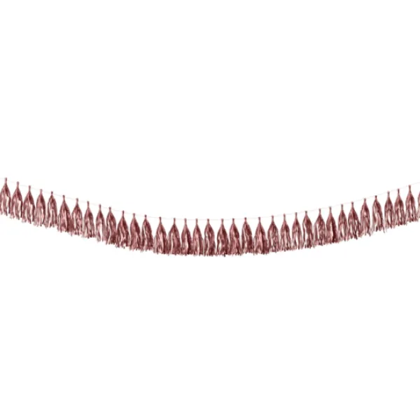 Badaboum Guirlande D Corative Pompons M Tallis S 3M Rose Gold