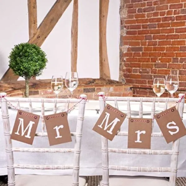 Badaboum Guirlande De Decoration Mr & Mrs