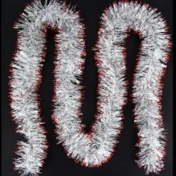 Badaboum Guirlande De Noel Blanche Liser Rouge Hot