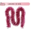Badaboum Guirlande De Noel Boa Geante Rose Discount
