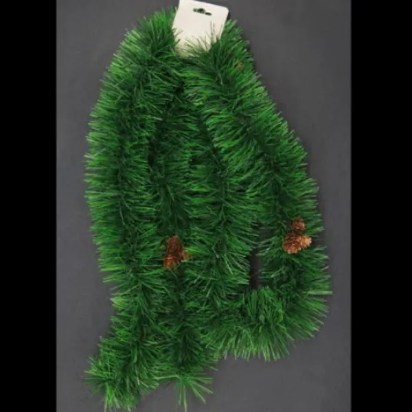 Badaboum Guirlande De Noel Feuilles Vertes Avec Pommes De Pin Online
