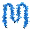Badaboum Guirlande De Noel Feuille De Houx Bleu Hot