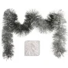 Badaboum Guirlande De Noel Pour Sapin Blanc Argent Best