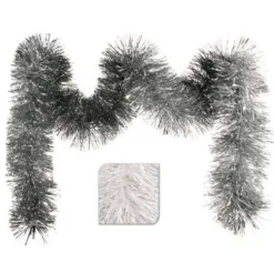 Badaboum Guirlande De Noel Pour Sapin Blanc Argent Best