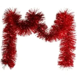 Badaboum Guirlande De Noel Rouge 9Cm X 2 M Tres New