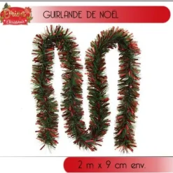 Badaboum Guirlande De Noel Vert Et Rouge Clearance