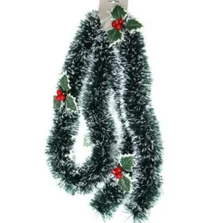 Badaboum Guirlande De Noel Verte Enneig E Avec Baies Best