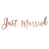 Badaboum Guirlande Decoration Just Married Rose Gold