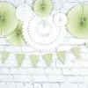 Guirlande Fanions Festonn E Vert Pastel 3M Theme Deco Pastel