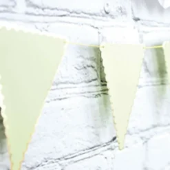 Guirlande Fanions Festonn E Vert Pastel 3M Theme Deco Pastel