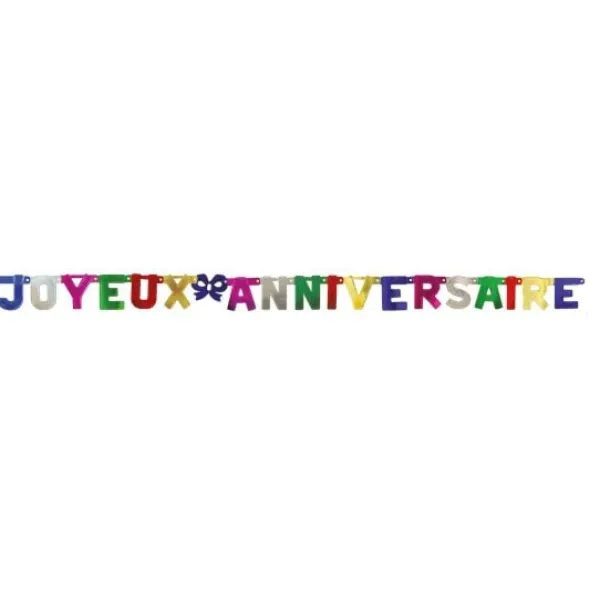 New Guirlande Joyeux Anniversaire Multicolore 185 Cm Theme Joyeux Anniversaire
