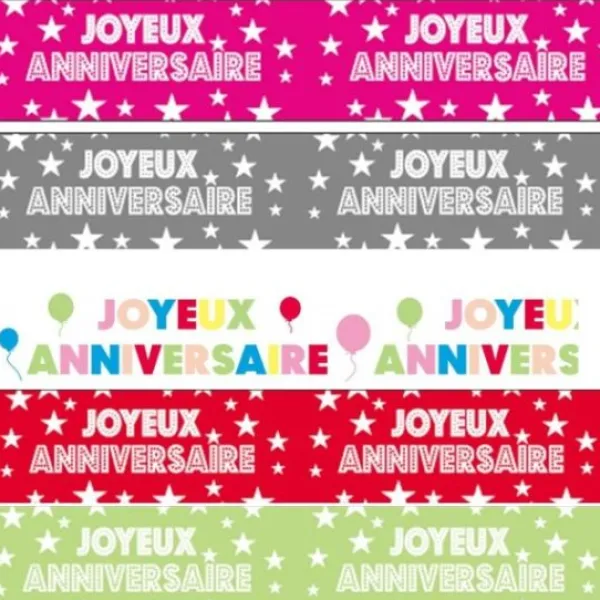 Guirlande Joyeux Anniversaire De Couleur Theme Joyeux Anniversaire