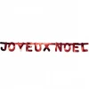 Badaboum Guirlande Joyeux No L Carton Rouge 1M Discount
