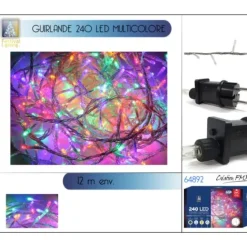 Badaboum Guirlande Lumineuse 240 Led Multicolore 12M Clearance