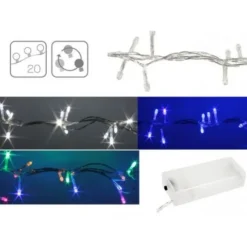 Badaboum Guirlande Lumineuse À Pile Pas Cher 20 Led Bleu Online