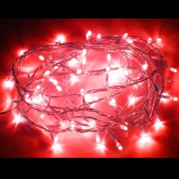 Badaboum Guirlande Lumineuse De Noel 80 Led Rouge
