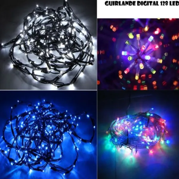Badaboum Guirlande Lumineuse De Noel Digital 128 Leds Clearance
