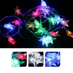 Badaboum Guirlande Lumineuse Led Pile Etoile Blanc Outlet