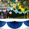 Badaboum Guirlande Mariage Eventail Bleu Marine 3 M Tres Sale