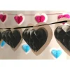 Badaboum Guirlande Papier 10 Coeurs Alv Ol S Noir