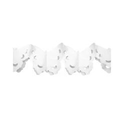 Badaboum Guirlande Papillon Suspendre Blanc