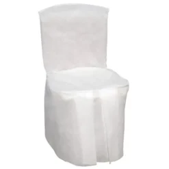 Badaboum Housse De Chaise Blanche Int Grale Jetable X5