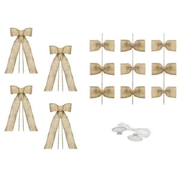 Hot Kit De D Coration Voiture En Jute Theme Jute