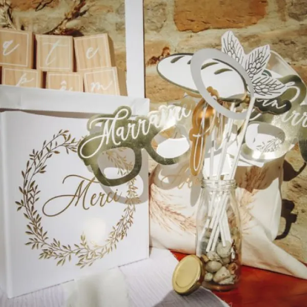 Kit Photobooth Pas Cher Communion Or X 12 Pi Ces Theme Communion