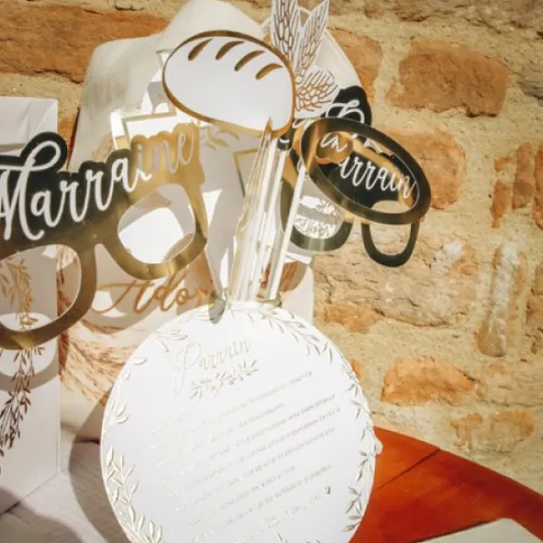 Kit Photobooth Pas Cher Communion Or X 12 Pi Ces Theme Communion
