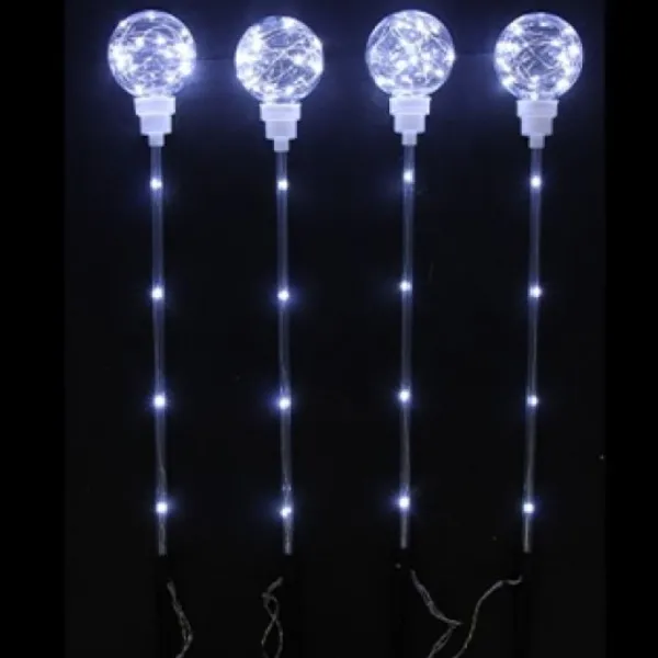 Badaboum Lampe Lumineuse 80 Led Blanc Sur Piquet X 4 Pi Ces Online