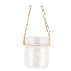 Badaboum Lanterne Mariage En Verre Avec Coeur