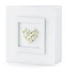 Badaboum Livre D'Or Blanc Nacr Avec Coeur De Rose