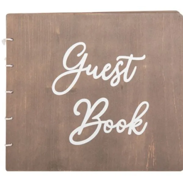 Badaboum Livre D'Or En Bois Guest Book