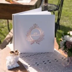 Badaboum Livre D'Or Just Married Rose Gold
