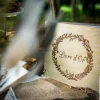 Online Livre D'Or Jute Couronne Vegetale Bois Theme Jute
