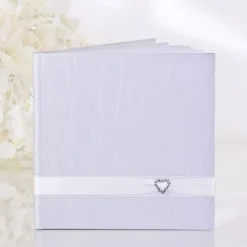 Badaboum Livre D'Or Mariage Avec Coeur En Strass