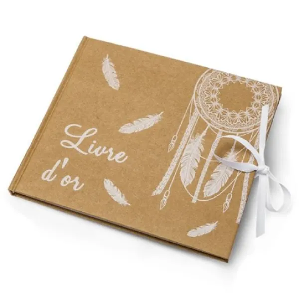 Badaboum Livre D'Or Mariage Boho Kraft