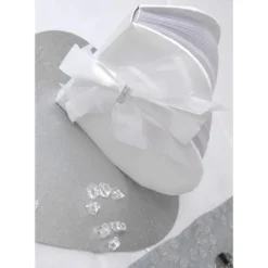 Badaboum Livre D'Or Mariage En Forme De Coeur Ecru