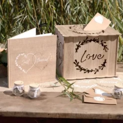 Badaboum Livre D'Or Mariage Naturel Just Married 24 Cm X 24 Cm