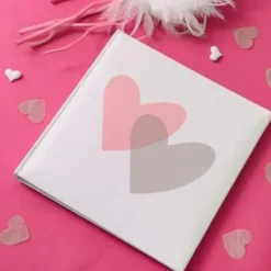 Badaboum Livre D'Or Mariage Original Avec Coeur Rose