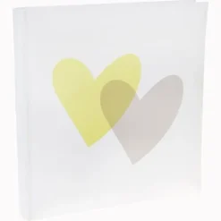 Badaboum Livre D'Or Mariage Original Avec Coeur Vert Anis