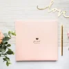 Badaboum Livre D'Or Rose Avec Petit Coeur Or